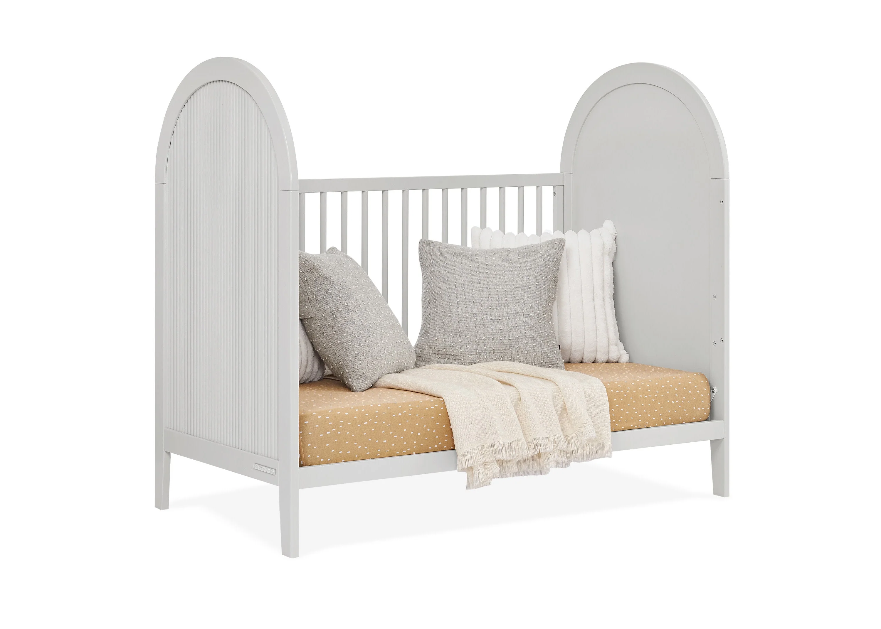 Delta Children 4-in-1 Convertible Crib, Moonstruck Grey - Image 5