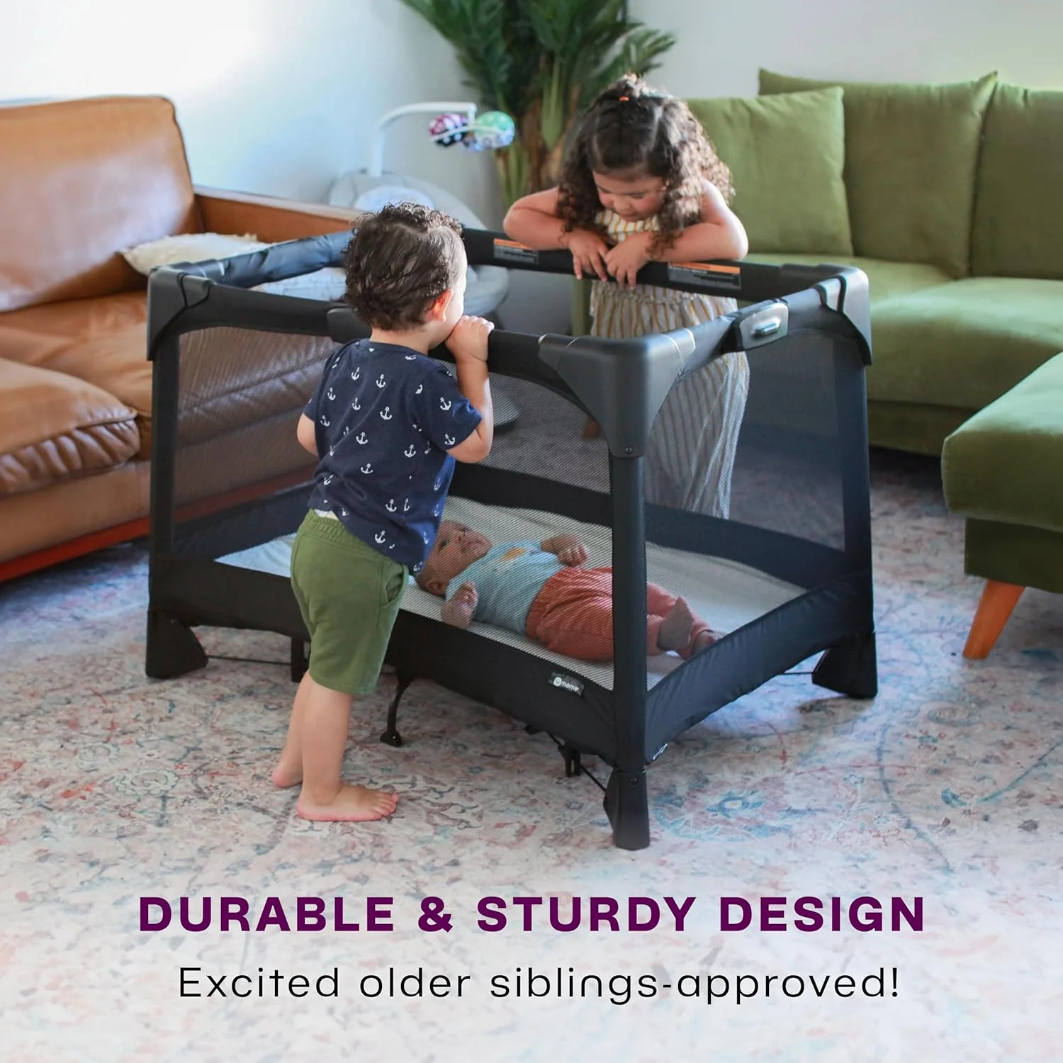 4moms Breeze Playard Plus, 1045, Black - Image 3