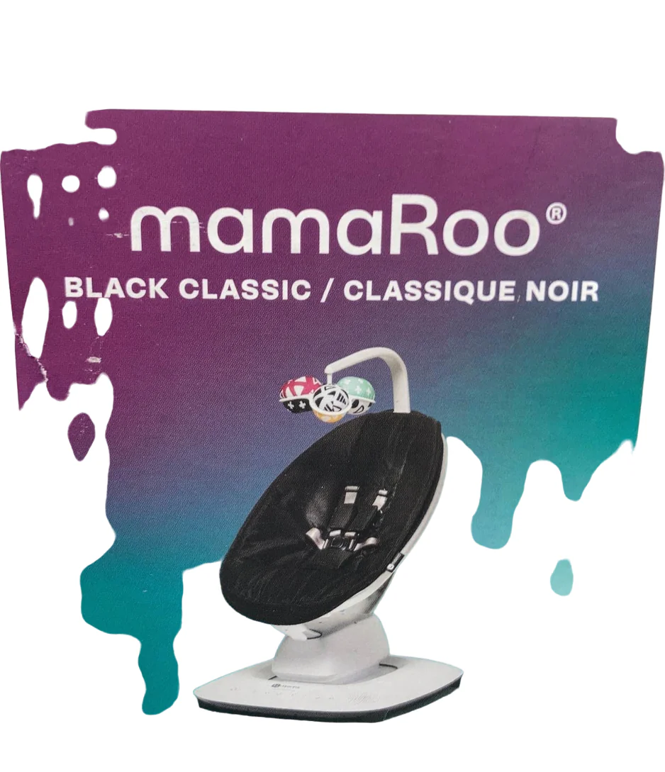 4moms MamaRoo Multi-Motion Baby Swing, Black Classic - Image 4