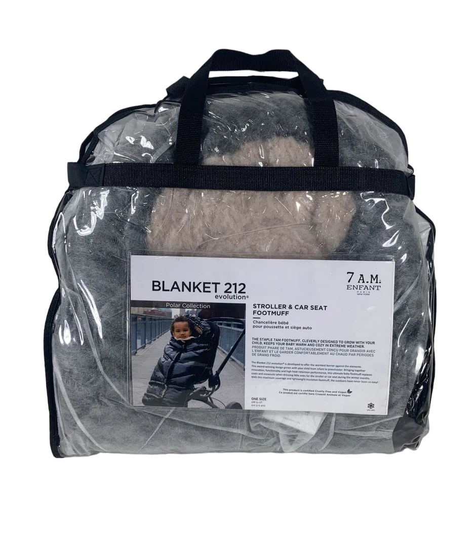 7 A.M. Enfant Blanket 212 Evolution, Black Polar - Image 2