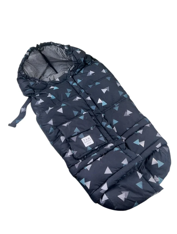 7 A.M. Enfant Blanket 212 Evolution, Aqua Triangle