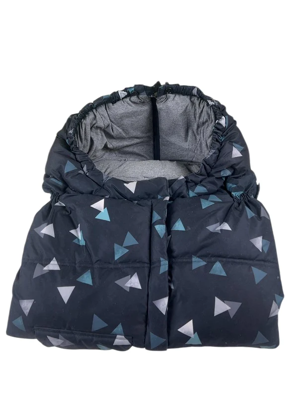 7 A.M. Enfant Blanket 212 Evolution, Aqua Triangle - Image 4