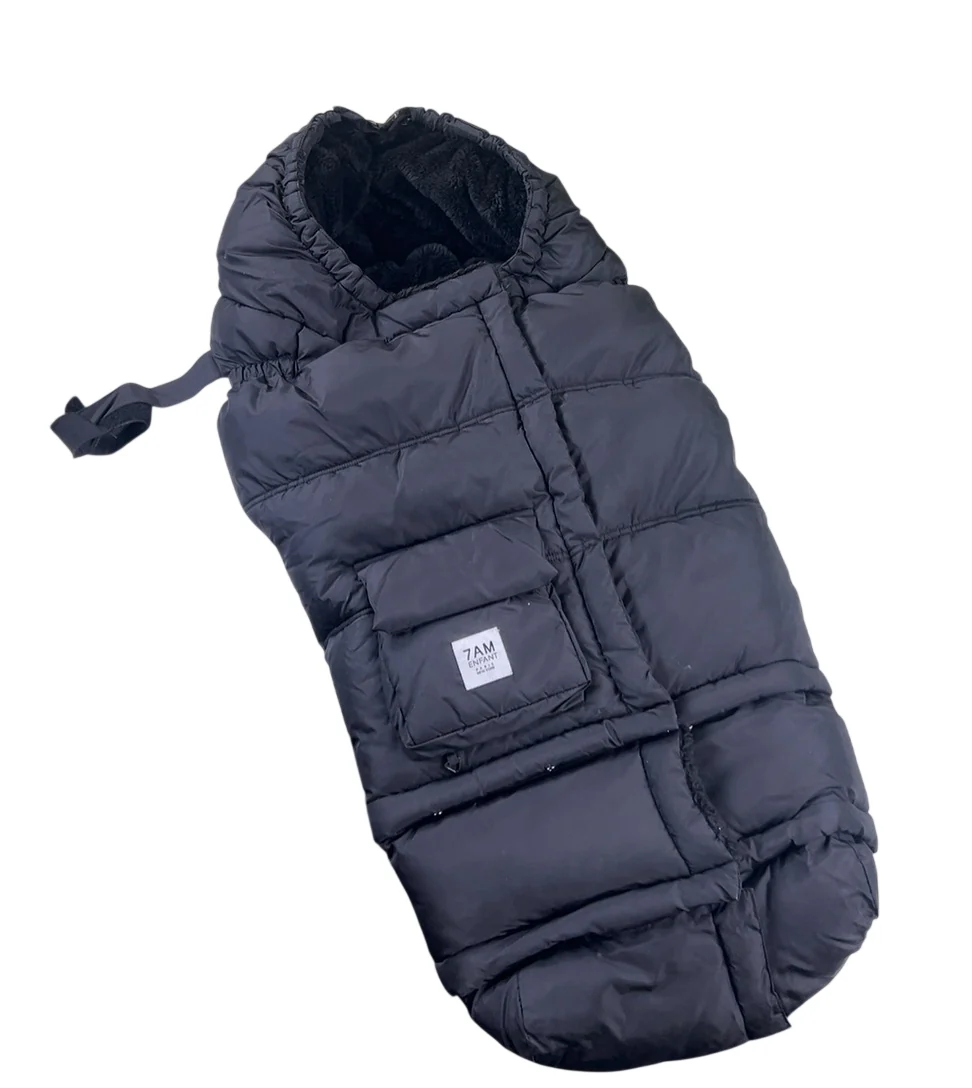 7 A.M. Enfant Blanket 212 Evolution, Black Plush