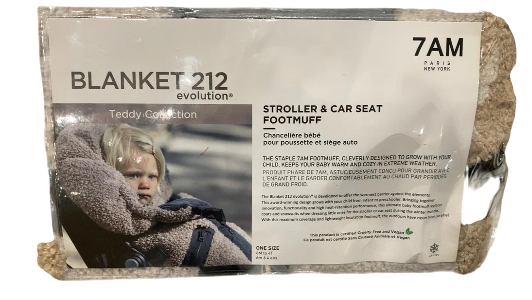 7 A.M. Enfant Blanket 212 Evolution, Teddy Applique - Image 2