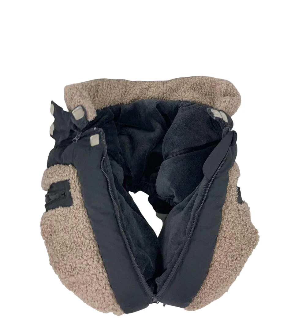 7 A.M. Enfant Car Seat Cocoon, Teddy Applique - Image 3