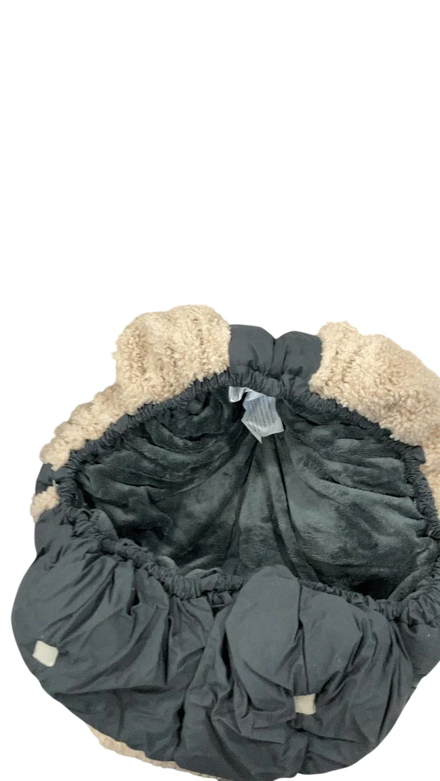 7 A.M. Enfant Car Seat Cocoon, Teddy Applique - Image 2
