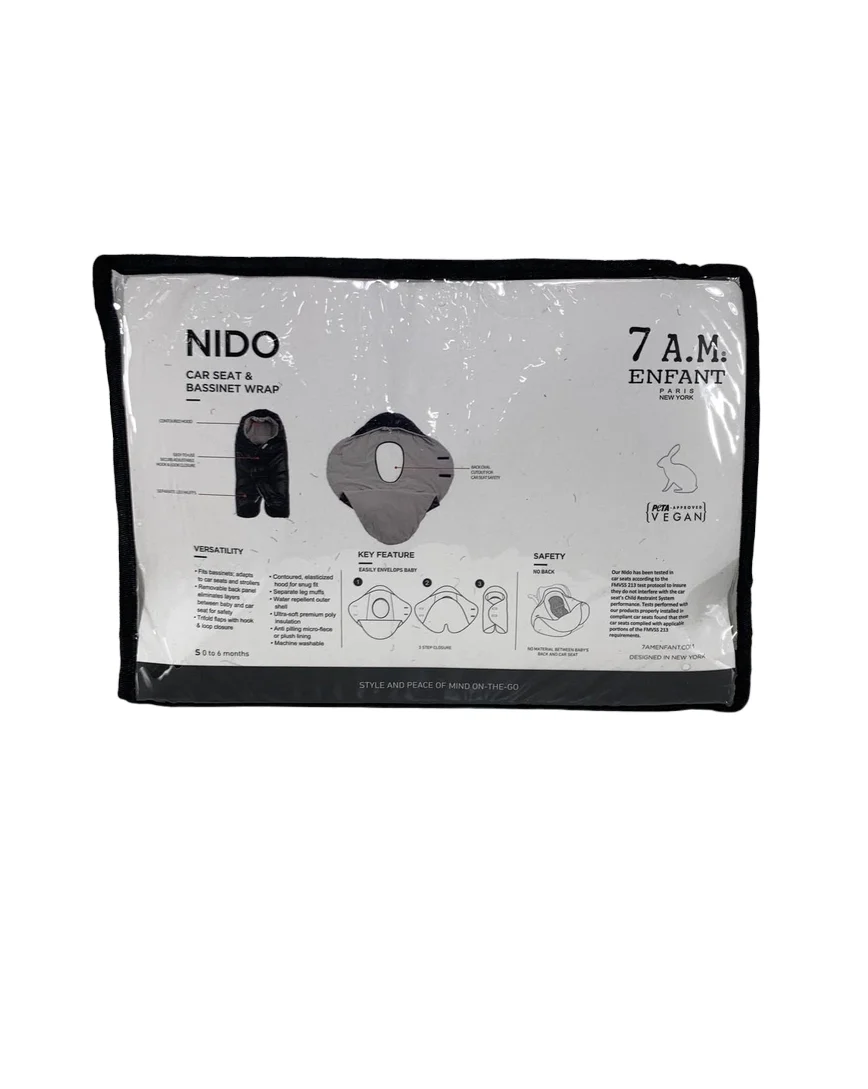 7 A.M. Enfant Nido, Black, Small (0-6 months) - Image 3