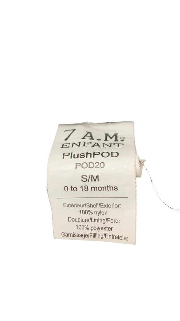 7 A.M. Enfant PlushPod, Black Plush, Small/Medium 0-18M - Image 6