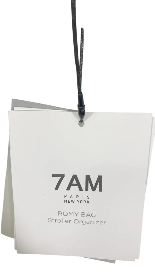 7 A.M. Enfant Romy Stroller Organizer, Black - Image 3