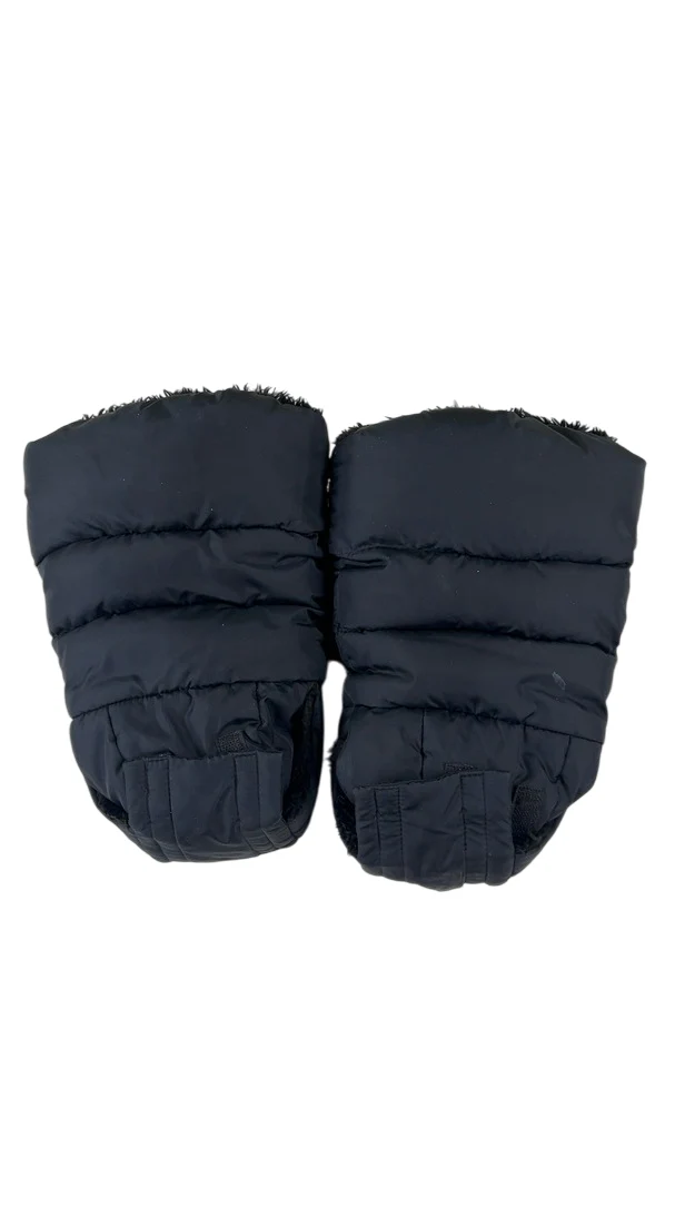 7 A.M. Enfant WarmMuffs, Black Plush - Image 3