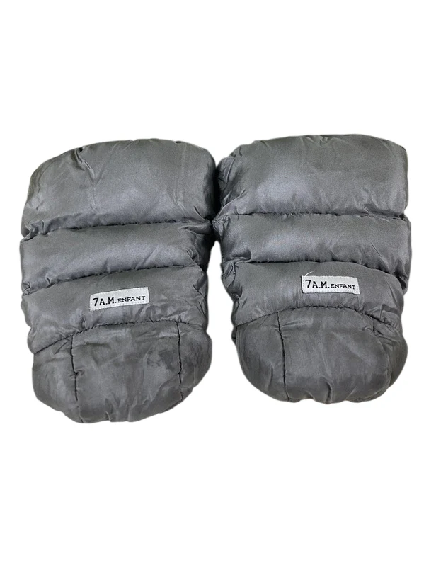 7 A.M. Enfant WarmMuffs, Metallic Grey