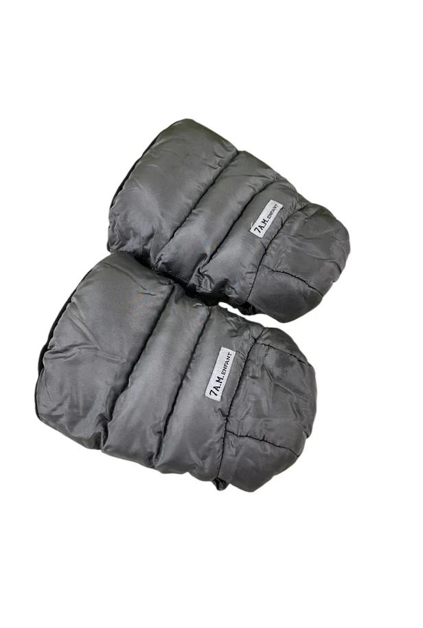 7 A.M. Enfant WarmMuffs, Metallic Grey - Image 2