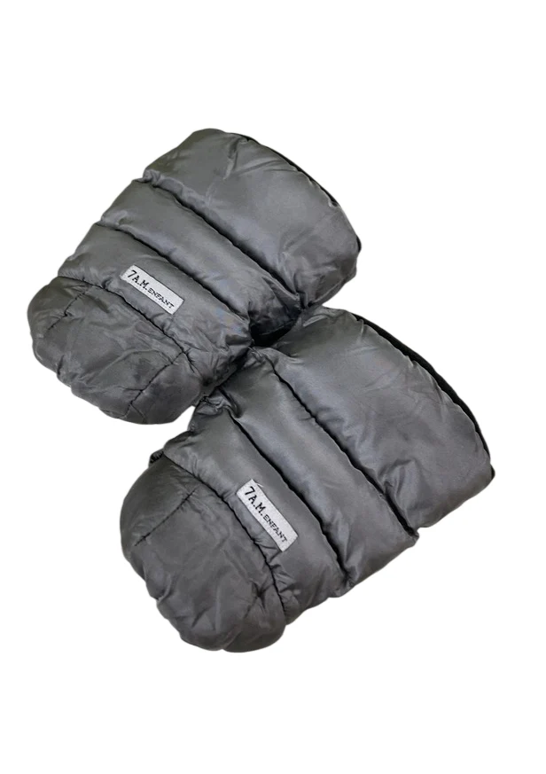 7 A.M. Enfant WarmMuffs, Metallic Grey - Image 4