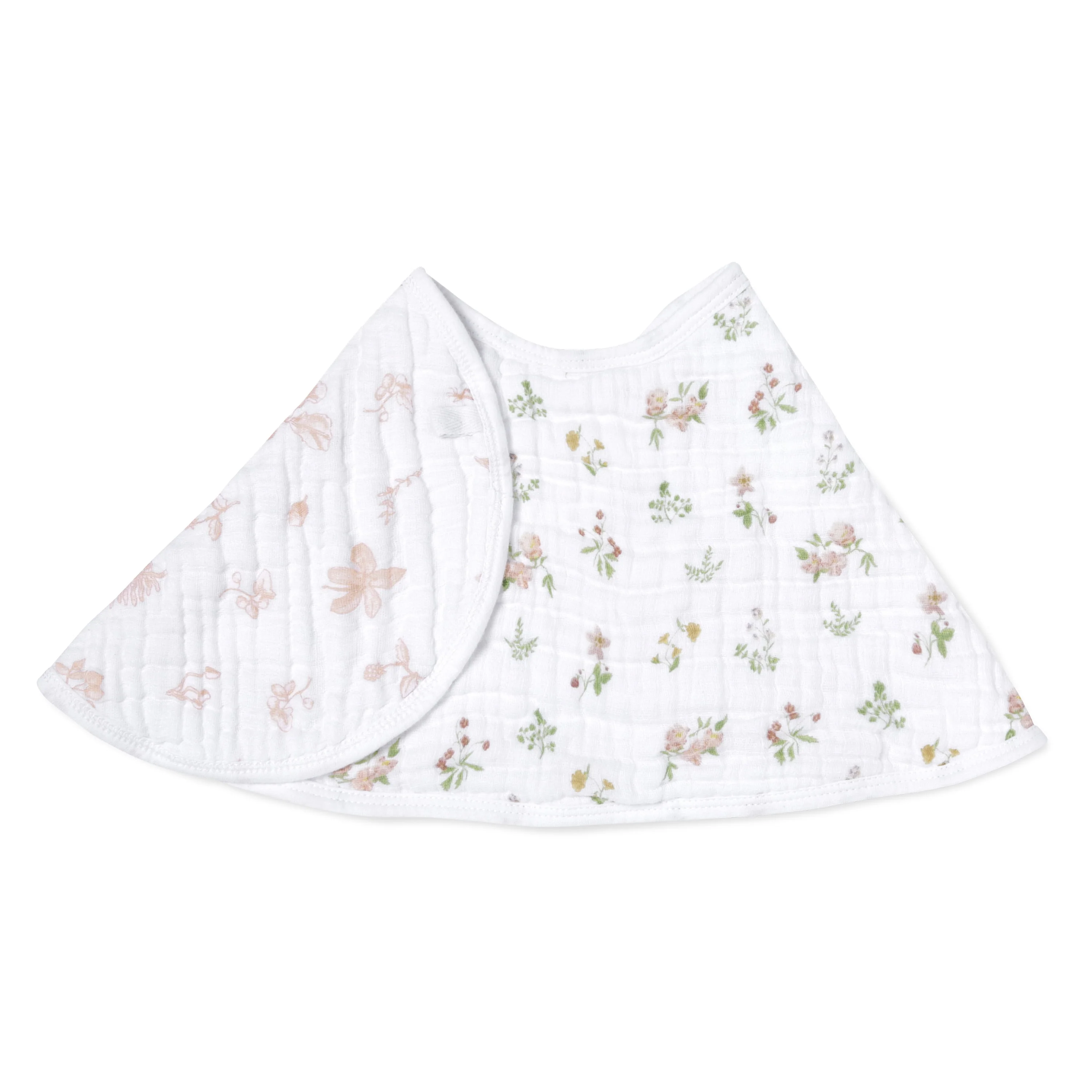 Aden + Anais Cotton Muslin Burpy Bib, Country Floral