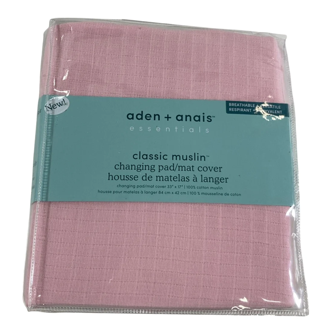 Aden + Anais Essentials Changing Pad Cover, Pink
