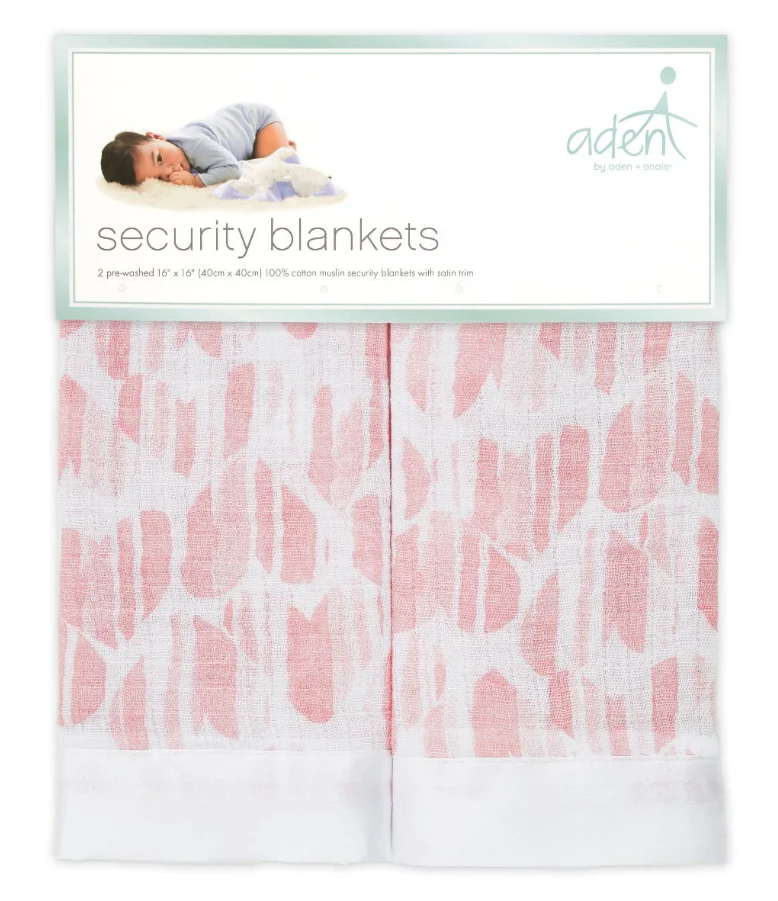 Aden + Anais Essentials Muslin Security Blankets, Briar Rose - Image 2
