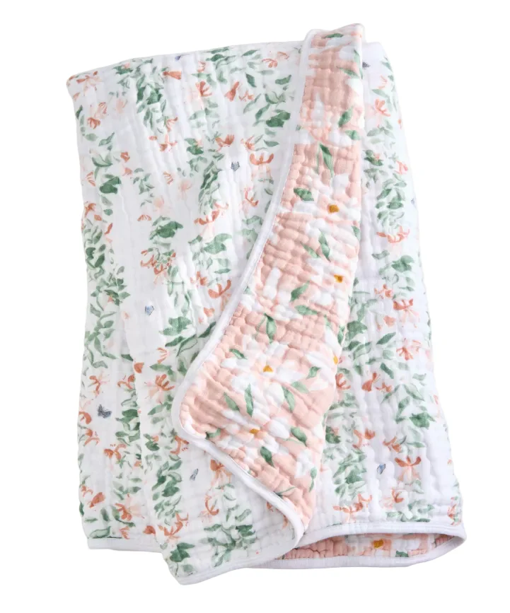 Aden + Anais Muslin Dream Blanket, Butterfly Garden - Image 2