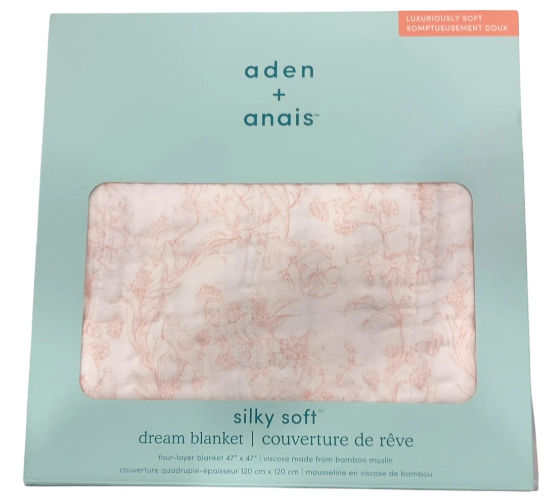 Aden + Anais Muslin Dream Blanket, French Floral - Image 2