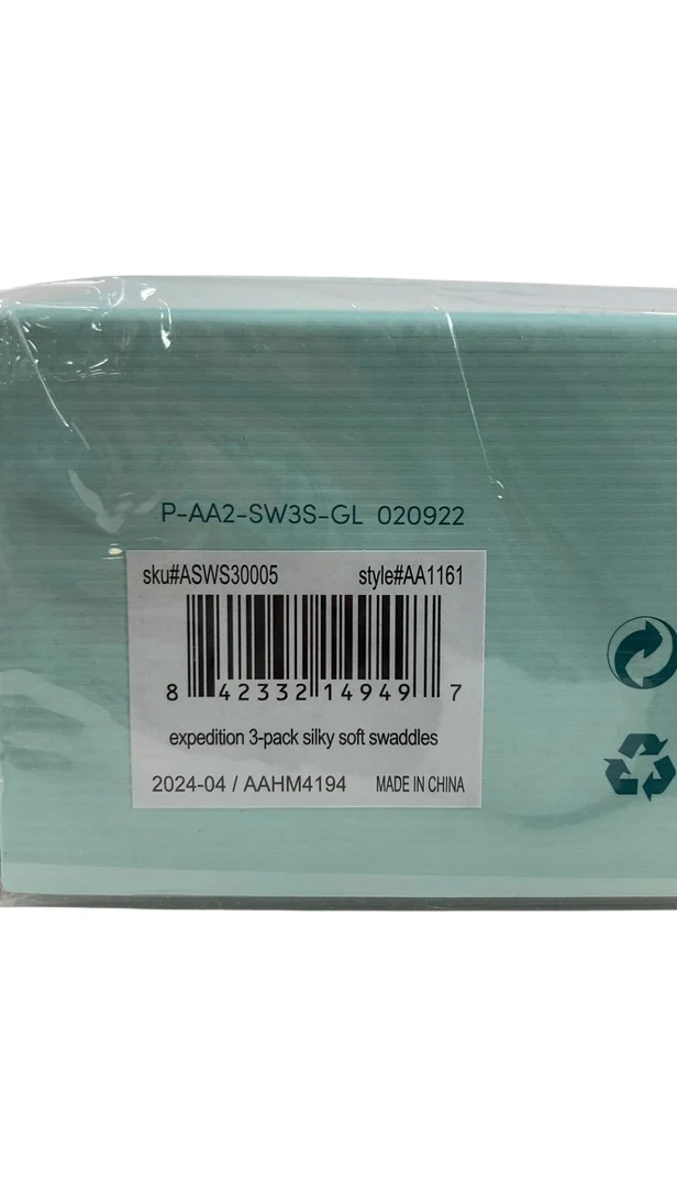 Aden + Anais Silky Soft Swaddles, 3 Pack, Expedition - Image 4