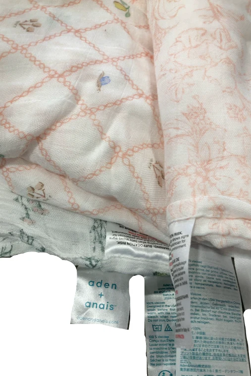 Aden + Anais Silky Soft Swaddles, 3 Pack, French Floral - Image 2