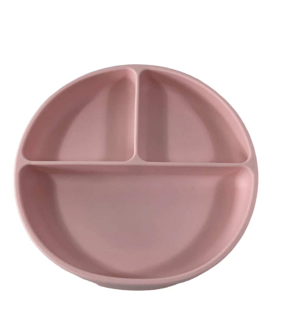AEIOU Suction Divided Plate, Petal - Image 2