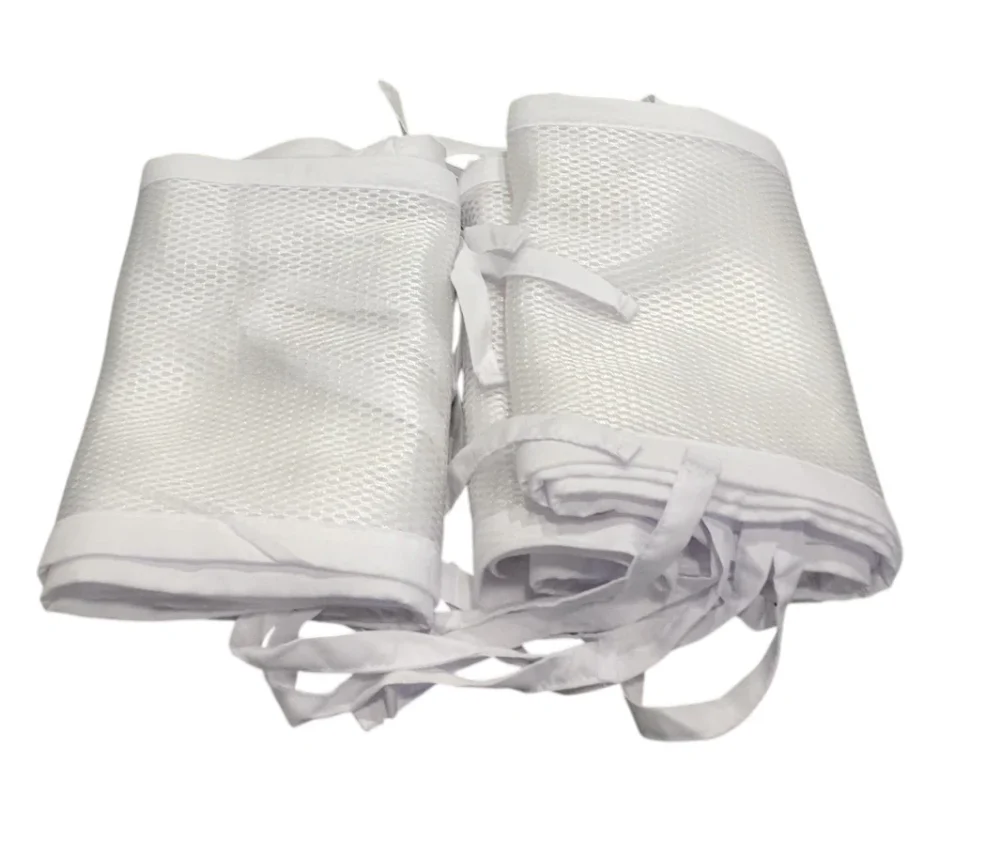 AirFlowBaby Crib Bumper, 9", White - Image 2