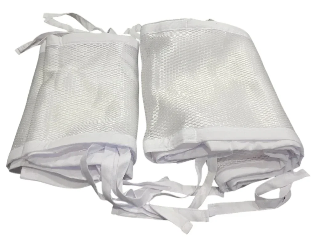 AirFlowBaby Crib Bumper, White, 9" - Image 2
