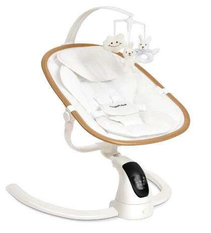 Angelbliss Electric Baby Swing with Cry Detection, White - Image 8