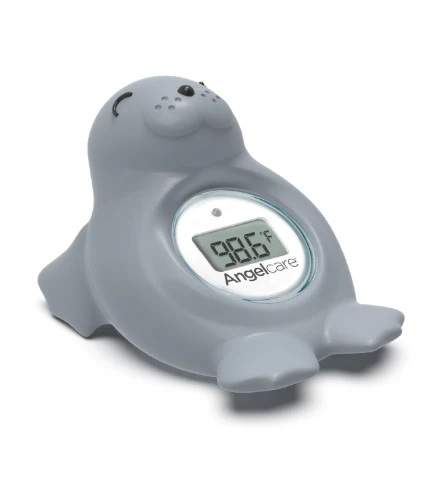 Angelcare Baby Bath & Room Thermometer, Happy Seal