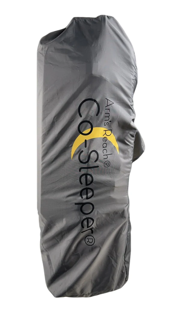 Arm's Reach Mini Ezee 3-in-1 Co-Sleeper, Gray/White - Image 2