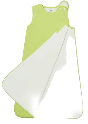 Attababy 0.5 TOG Bamboo Sleep Sack, 0-6 Months, Pastel Green