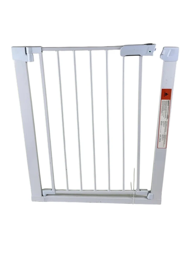 BABELIO Pressure Mounted Metal Baby Gate, White, 1 Piece, Door - Image 3