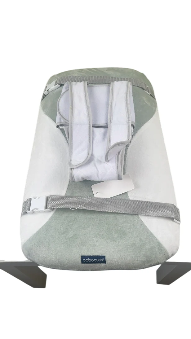 Babocush Newborn Cushion, Grey/White - Image 2