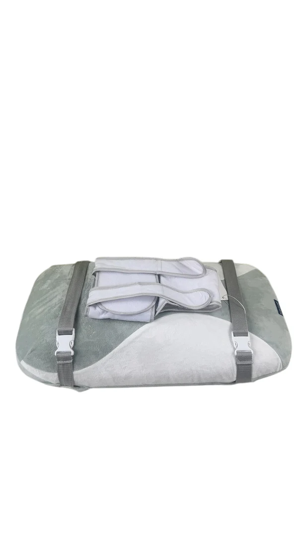 Babocush Newborn Cushion, Grey/White - Image 3
