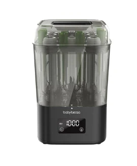 Baby Brezza 10 Minute SuperQuick Bottle Sterilizer + Dryer, Black