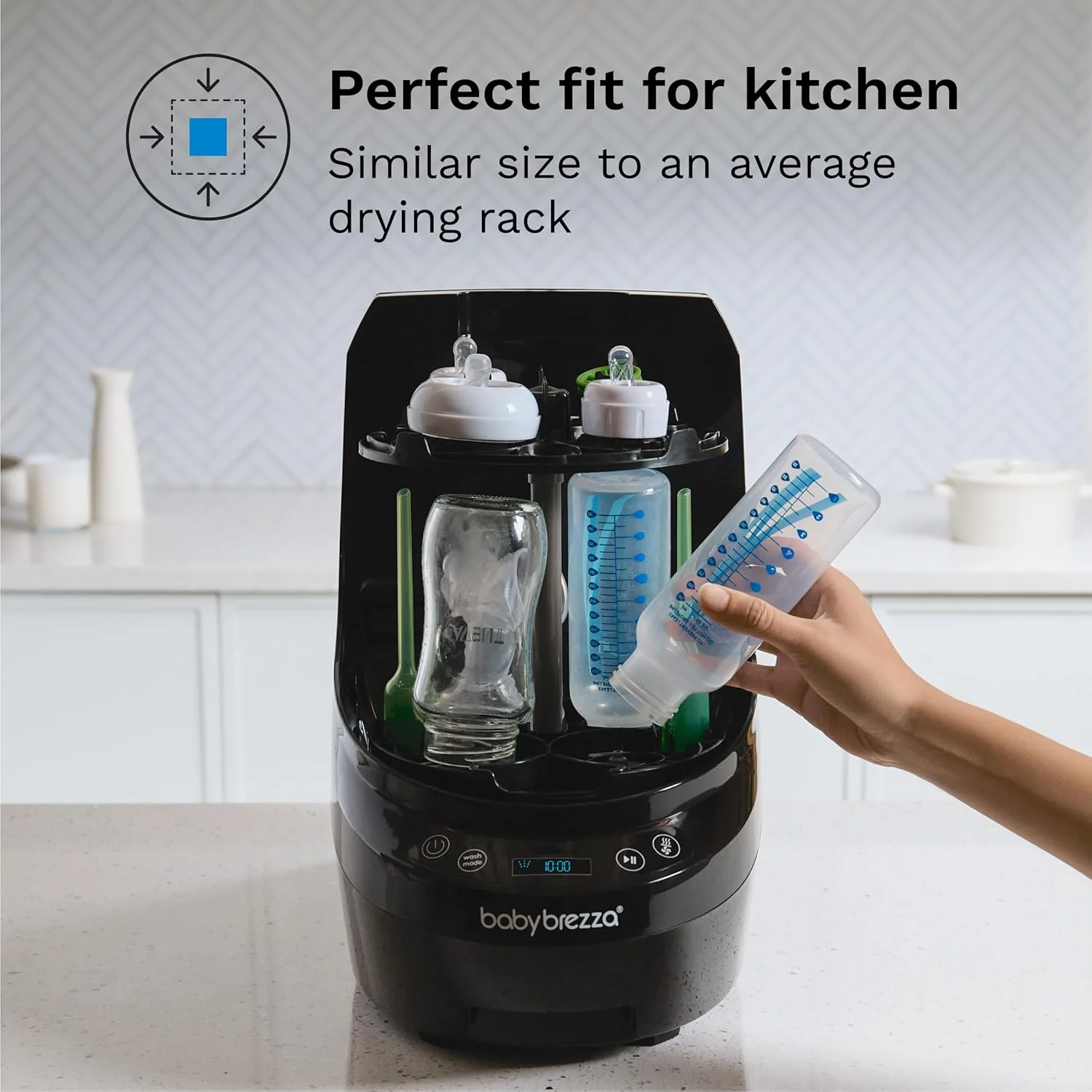 Baby Brezza Bottle Washer Pro, Black - Image 4