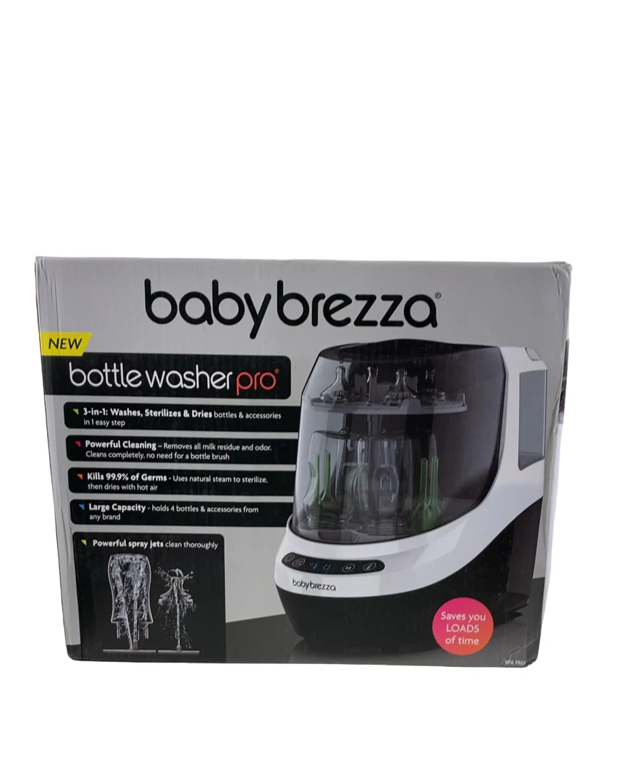 Baby Brezza Bottle Washer Pro, White/Black - Image 2
