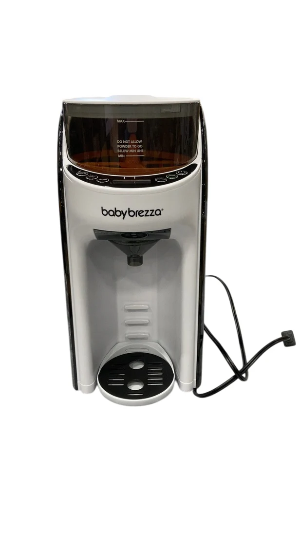 Baby Brezza Formula Pro Advanced Baby Formula Dispenser, White on Black
