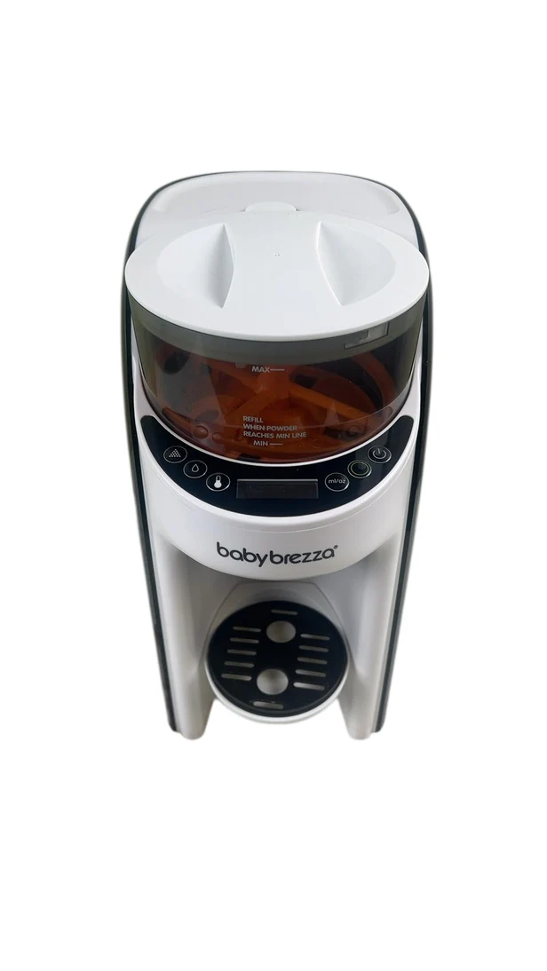 Baby Brezza Formula Pro Advanced Baby Formula Dispenser, White on Black