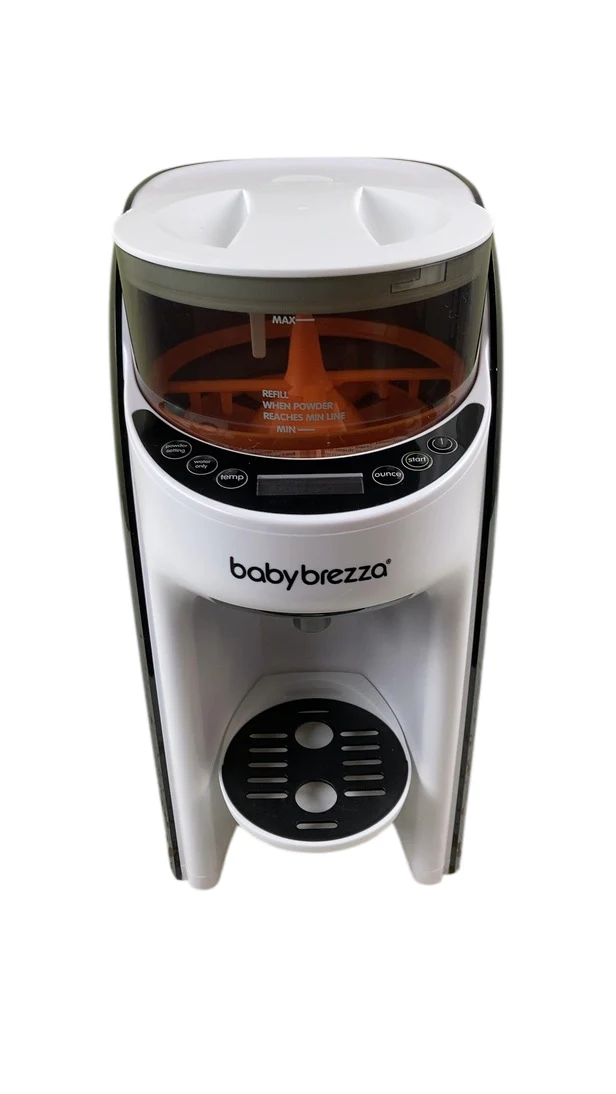 Baby Brezza Formula Pro Advanced Baby Formula Dispenser, White on Black