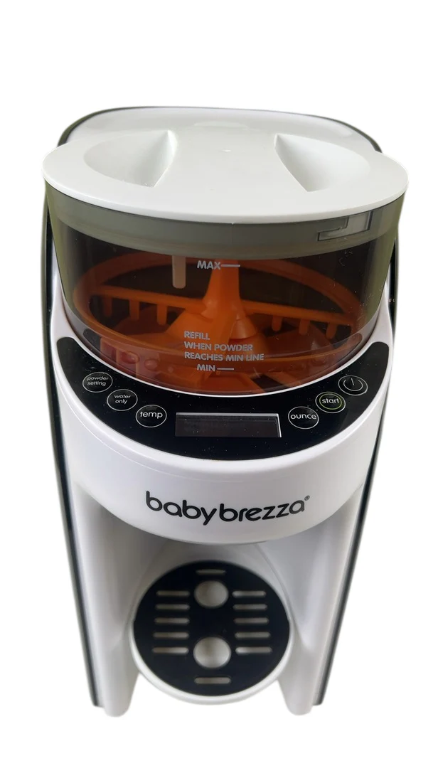 Baby Brezza Formula Pro Advanced Baby Formula Dispenser, White on Black