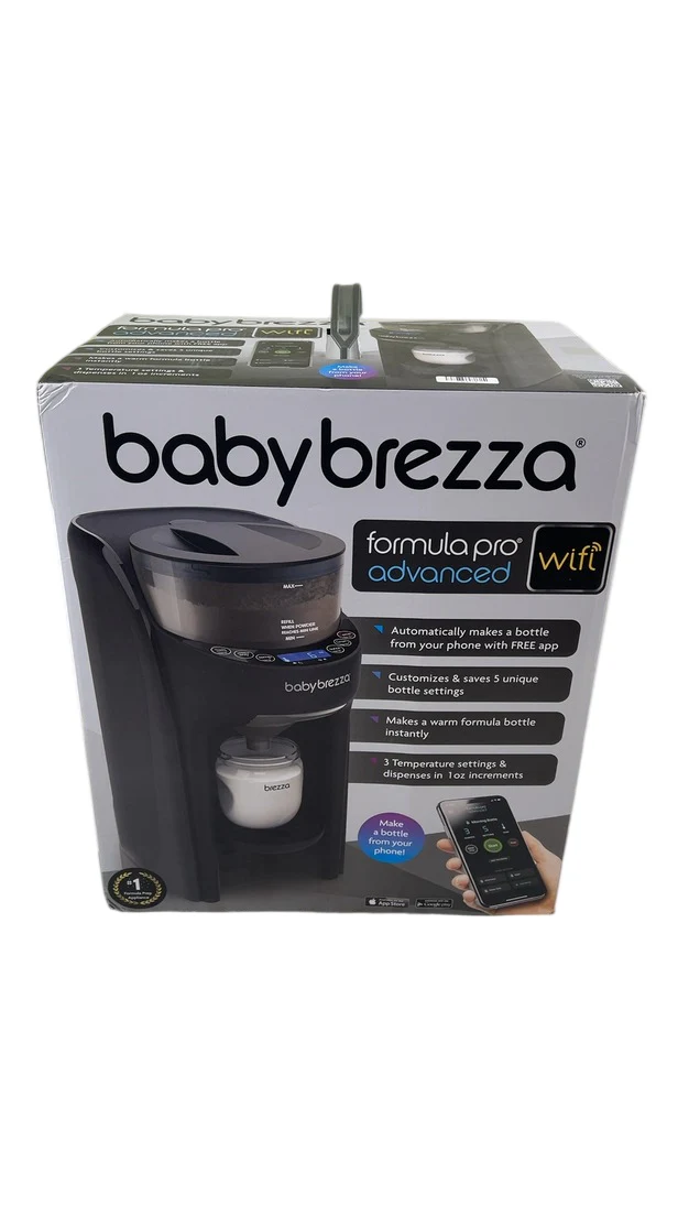 Baby Brezza Formula Pro Advanced WiFi Baby Formula Dispenser, Black