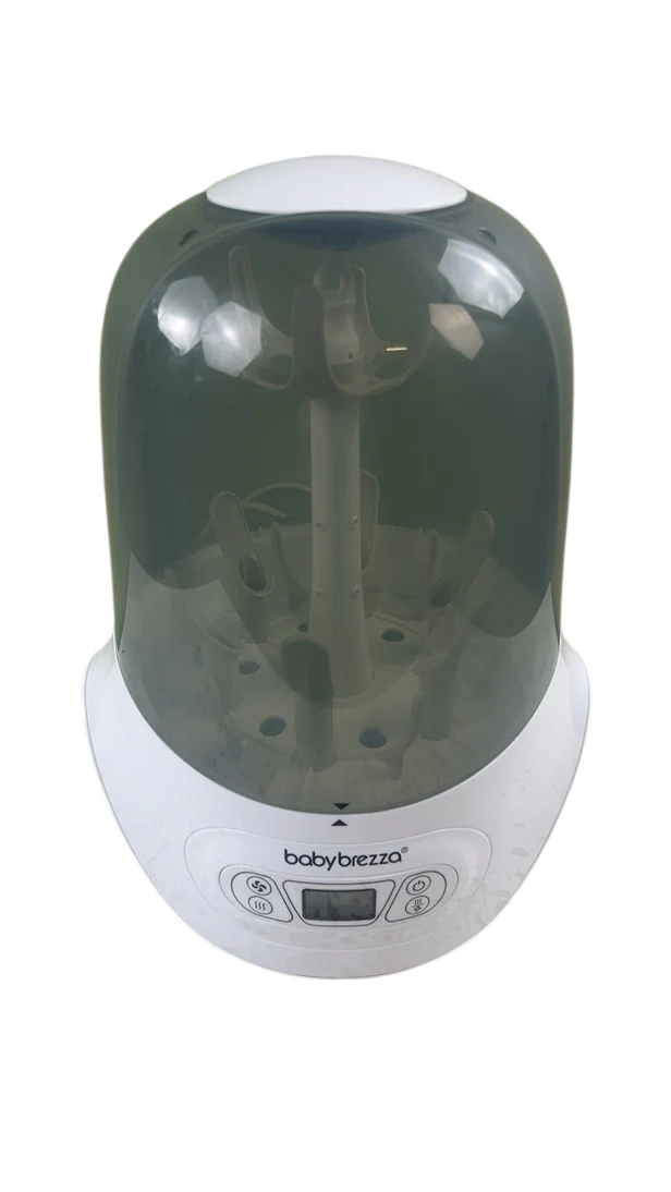 Baby Brezza One Step Baby Bottle Sanitizer and Dryer (Steam Sterilizer), White on White