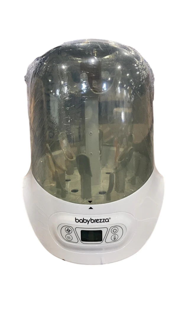 Baby Brezza One Step Baby Bottle Sanitizer and Dryer (Steam Sterilizer), White on White