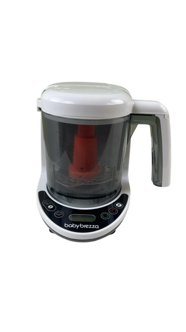 Baby Brezza One Step Food Maker Deluxe, White on Black