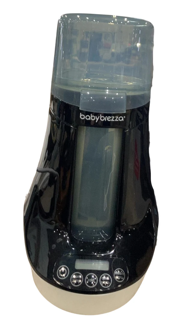 Baby Brezza Safe + Smart Bottle Warmer, Black on White