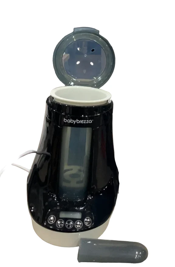 Baby Brezza Safe + Smart Bottle Warmer, Black on White - Image 2