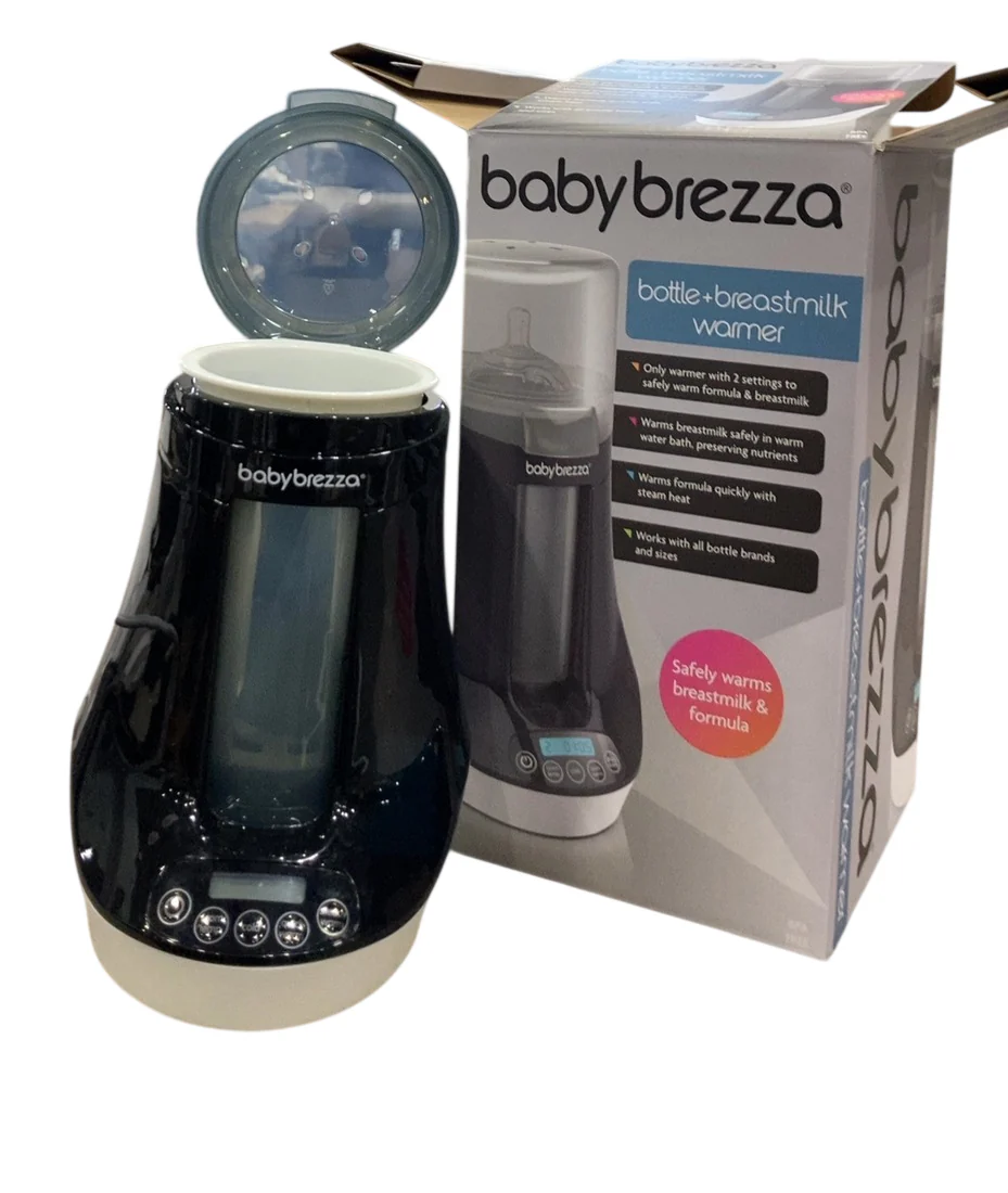 Baby Brezza Safe + Smart Bottle Warmer, Black on White - Image 4