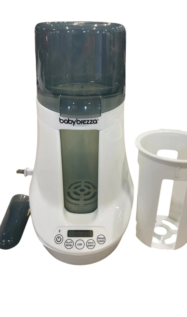 Baby Brezza Safe + Smart Bottle Warmer, White on White - Image 4