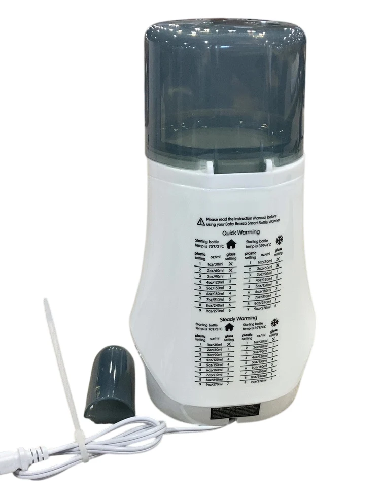 Baby Brezza Safe + Smart Bottle Warmer, White on White - Image 4